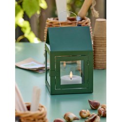 LED Fyrfadslys (6,8 x 3,0 cm) - Matt/Warm Greige (s&aelig;t 4 stk/1 str)