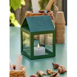 LED Fyrfadslys (6,8 x 3,0 cm) - Matt/Warm Greige (s&aelig;t 4 stk/1 str)