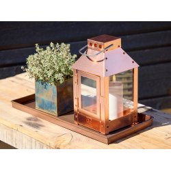 LED Bloklys (5 x 10 cm) - Matt/Warm Greige