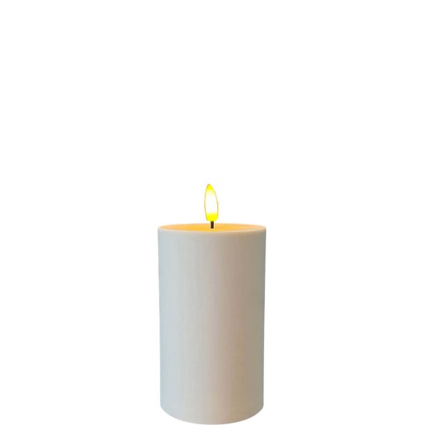LED Bloklys (7,5 x 12,5 cm) - Matt/Warm Greige