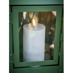 LED Bloklys (7,5 x 12,5 cm) - Matt/Warm Greige