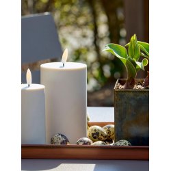 LED Bloklys (7,5 x 12,5 cm) - Matt/Warm Greige