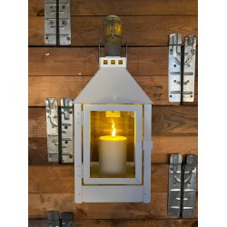 LED Bloklys (7,5 x 12,5 cm) - Matt/Warm Greige