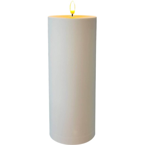 LED Bloklys (10 x 25 cm) - Matt/Warm Greige
