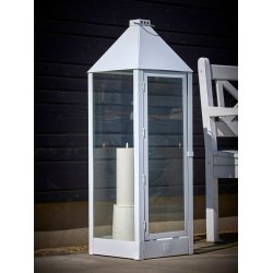 LED Bloklys (10 x 25 cm) - Matt/Warm Greige