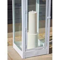 LED Bloklys (10 x 25 cm) - Matt/Warm Greige