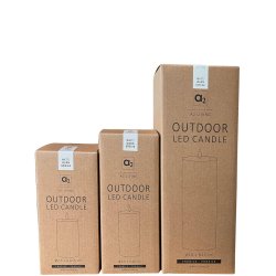 LED Bloklys (10 x 25 cm) - Matt/Warm Greige