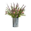 Galvaniseret Opsats/Vase (til LED Bloklys i 10 cm)
