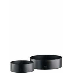 Sort Rund Plantebakke (st m. 2 stk. / 2 str.)