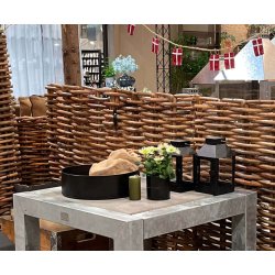 Sort Rund Plantebakke (st m. 2 stk. / 2 str.)