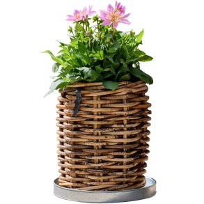 Galvaniseret Maxi Rund Bundbakke (t. Rattankurv)