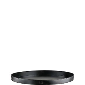 Sort Mega Rund Bundbakke (t. Rattankurv)