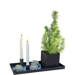 Sort Mini Rektangulr Dekobakke