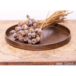 'Kobber-look' Rund Dekobakke (st m. 2 stk. / 2 str.)