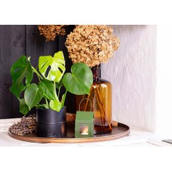 'Kobber-look' Rund Dekobakke (st m. 4 stk. / 4 str.)