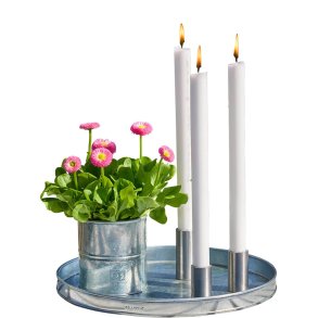 Galvaniseret Mini Rund Dekobakke