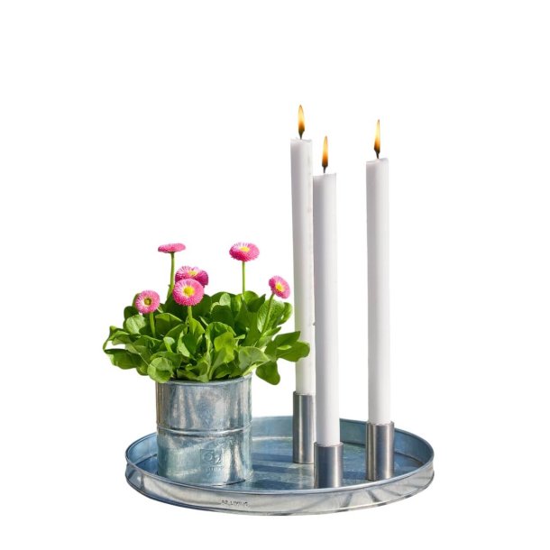 Galvaniseret Mini Rund Dekobakke