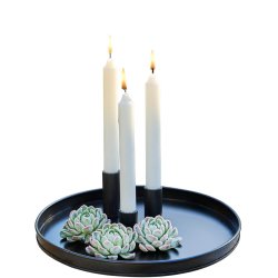 Sort Mini Rund Dekobakke