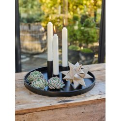 Sort Mini Rund Dekobakke