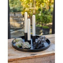 Sort Mini Rund Dekobakke