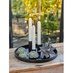 Sort Mini Rund Dekobakke