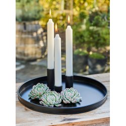 Sort Mini Rund Dekobakke