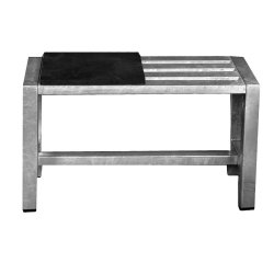 Galvaniseret Havebnk 67 - 1 Sektion (Ben: 4 x 4 cm)