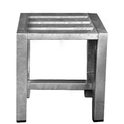 Galvaniseret Havebnk 35 - 1 Sektion (Ben: 4 x 4 cm)