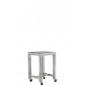 Galv. Barbord 1 Flise (50 x 50 cm) - Bordben: 8 x 8 cm