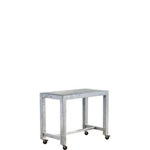 Galv. Barbord 2 Fliser (50 x 50 cm) - Bordben: 8 x 8 cm