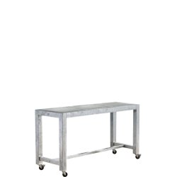 Galv. Barbord 3 Fliser (50 x 50 cm) - Bordben: 8 x 8 cm