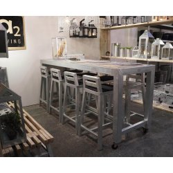 Galvaniseret Barstol