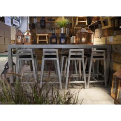 Galvaniseret Barstol