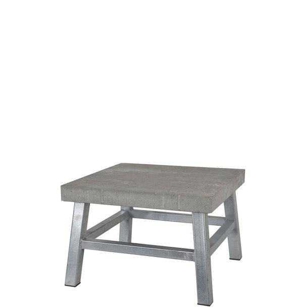Galvaniseret Loungebord m. betonflise