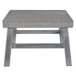 Galvaniseret Loungebord m. betonflise (st m. 2 taburetter m. rygl.)