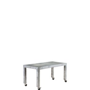 Galv. Spisebord 2 Fliser (50 x 50 cm) - Bordben: 8 x 8 cm