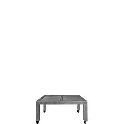 Galv. Spisebord 2 Fliser (50 x 50 cm) - Bordben: 8 x 8 cm