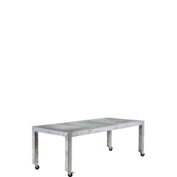 Galv. Spisebord 3 Fliser (60 x 60 cm) - Bordben: 10 x 10 cm