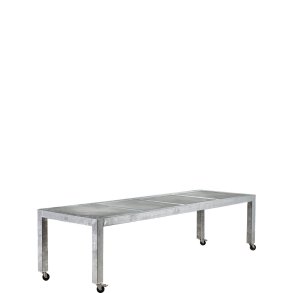 Galv. Spisebord 4 Fliser (60 x 60 cm) - Bordben: 10 x 10 cm