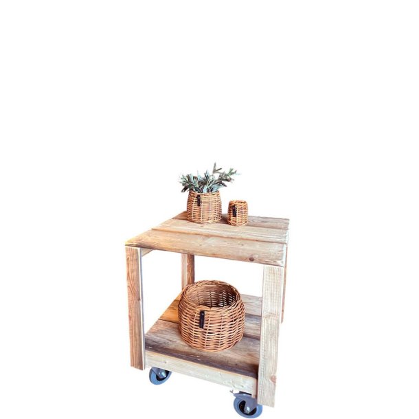 Rullebord m. hjul (60x60x75)