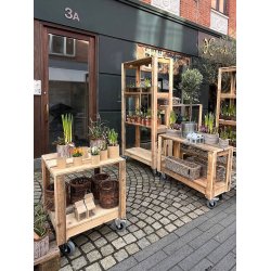 Rullebord m. hjul (60x60x75)