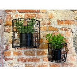 Sort Rund Trdkurv (st m. 2 stk. / 2 str.)