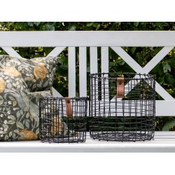 Sort Rund Trdkurv (st m. 2 stk. / 2 str.)