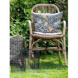 Sort Rund Trdkurv (st m. 2 stk. / 2 str.)