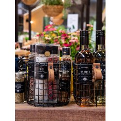 Sort Rund Trdkurv (st m. 2 stk. / 2 str.)