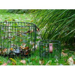 Olivengrn Rund Trdkurv (st m. 2 stk. / 2 str.)