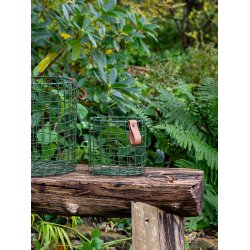 Olivengrn Rund Trdkurv (st m. 2 stk. / 2 str.)