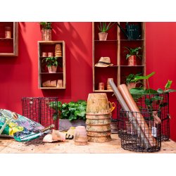 Sort Rund Trdkurv (st m. 4 stk. / 4 str.)