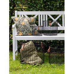 Sort Rund Trdkurv (st m. 4 stk. / 4 str.)