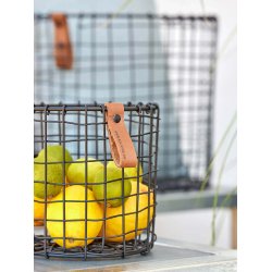 Sort Rund Trdkurv (st m. 4 stk. / 4 str.)